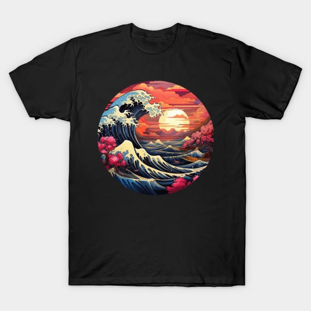 The Great Retro Wave T-Shirt by VisionDesigner